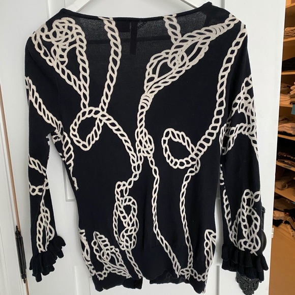 Betsey Johnson Patterned Cardigan - Picture 2 of 3